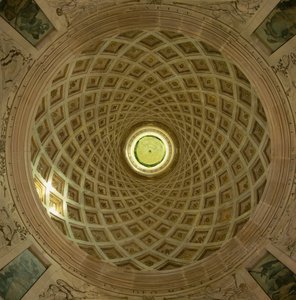 Plafond à caissons de la chapelle, vers 1522